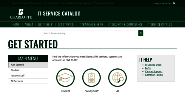 servicecatalog.uncc.edu