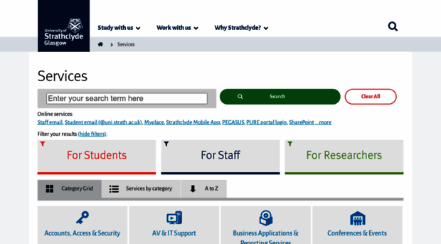 servicecatalogue.strath.ac.uk