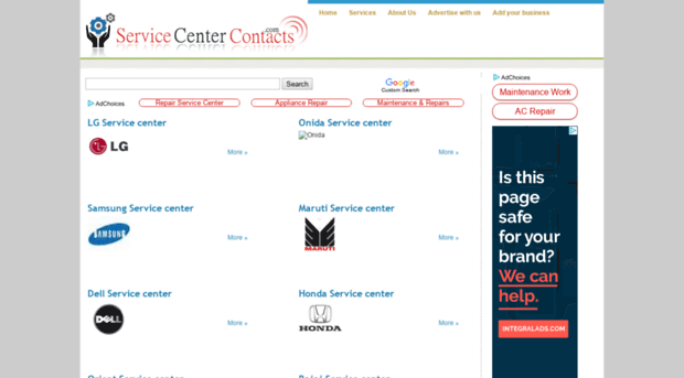 servicecentercontacts.com