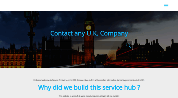 servicecontactnumber.co.uk