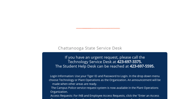 servicedesk.chattanoogastate.edu