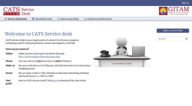 servicedesk.gitam.edu