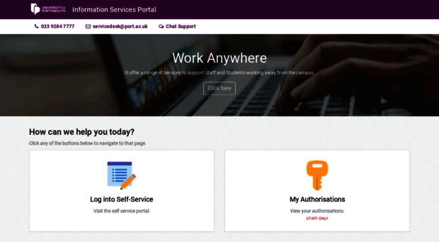 servicedesk.port.ac.uk