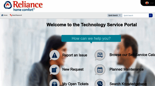 servicedesk.reliancecomfort.com