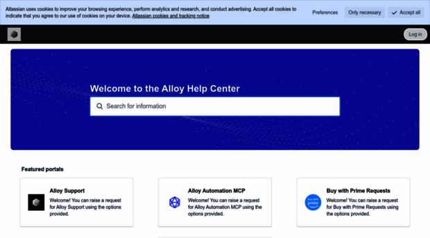 servicedesk.support.runalloy.com