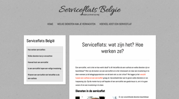 serviceflatsbelgie.com