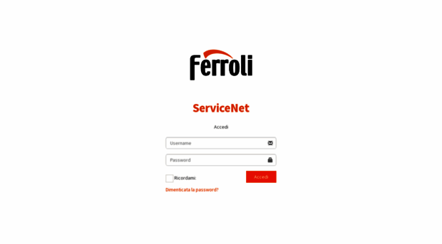 servicenet.ferroli.it