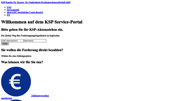 serviceportal.ksp.de