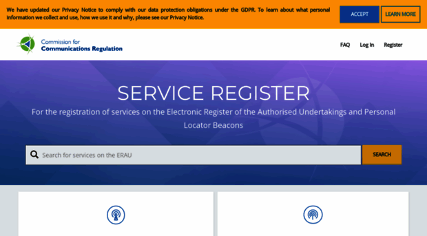 serviceregister.comreg.ie