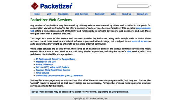 services.packetizer.com