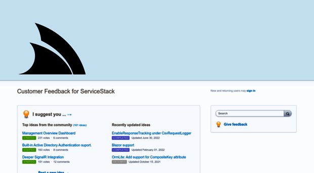 servicestack.uservoice.com