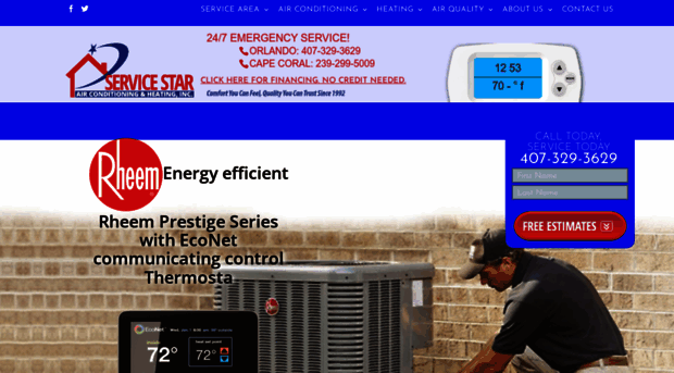 servicestarcoolingandheating.com