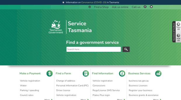 servicetasmania.tas.gov.au