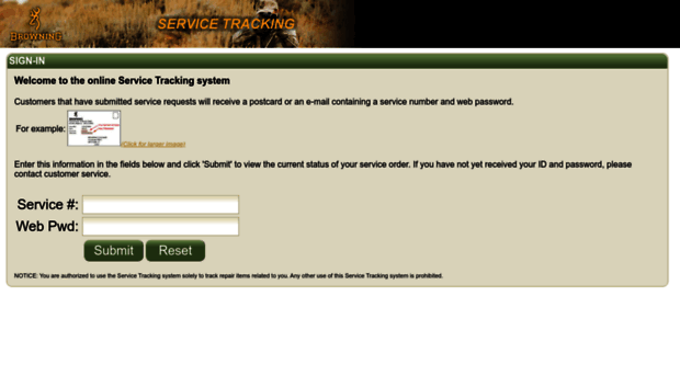 servicetracking.browning.com