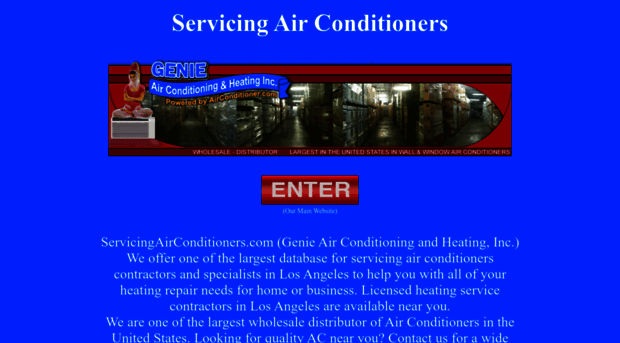 servicingairconditioners.com