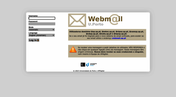 servicowebmail.up.pt