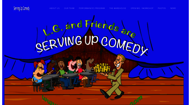 servingupcomedy.com