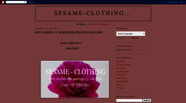 sesame-clothing.blogspot.com