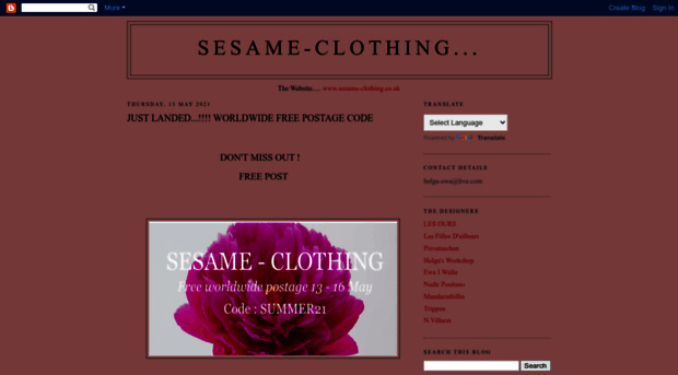 sesame-clothing.blogspot.in