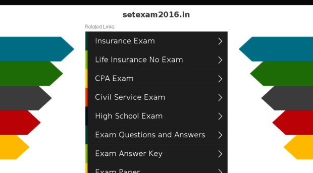 setexam2016.in