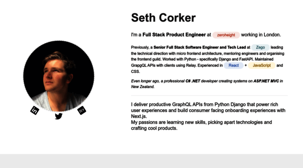 sethcorker.com