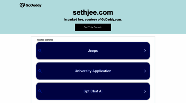 sethjee.com