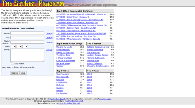 setlists.net