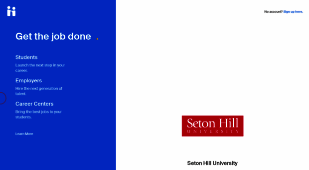 setonhill.joinhandshake.com