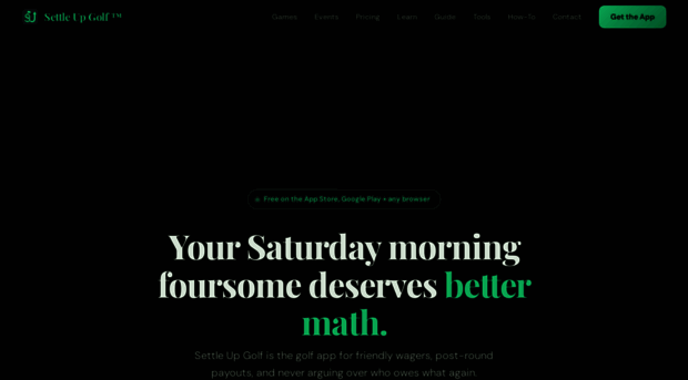 settleup-golf.com