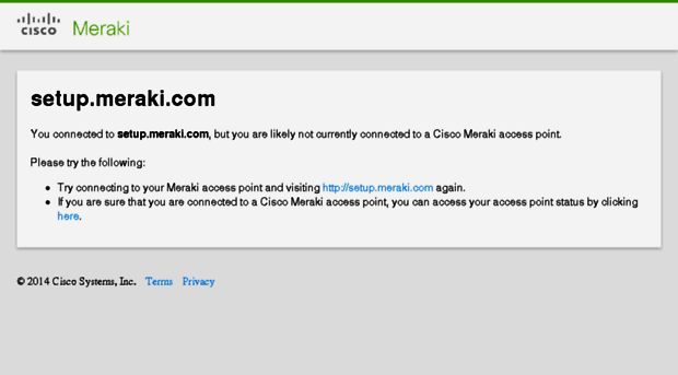 setup.meraki.com