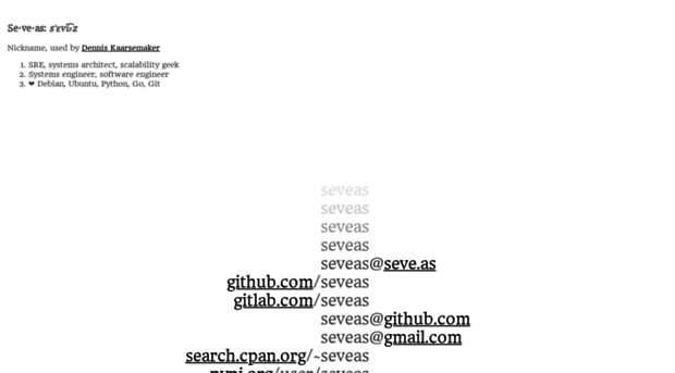 seveas.github.io