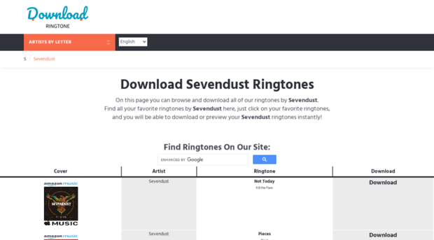 sevendust.download-ringtone.com