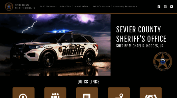 seviercountysheriff.com