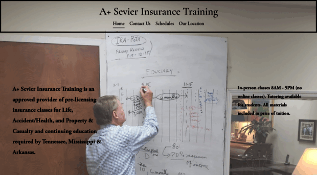 sevierinsurancetraining.com