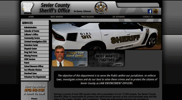 seviersheriffar.org