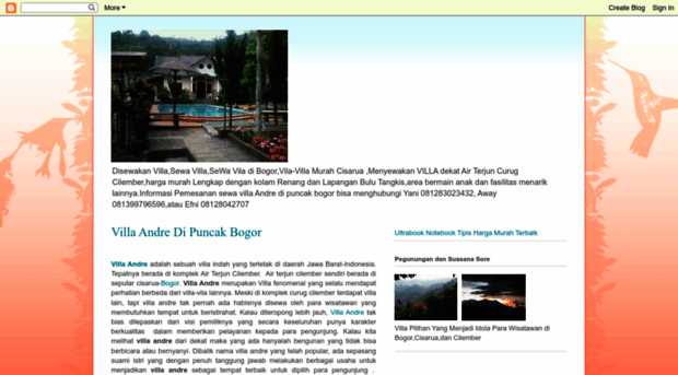 sewa-villa-cilember-bogor.blogspot.com