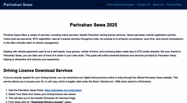 sewaparivahan.com
