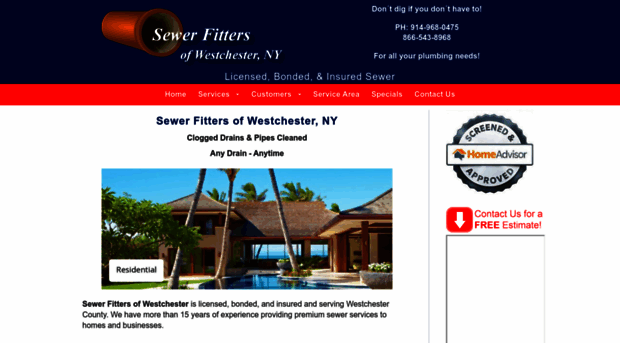 sewerfittersofwestchester.com