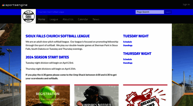 sfchurchsoftball.com