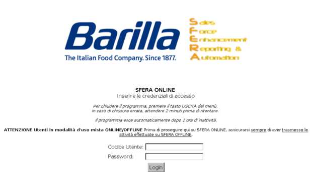 sferapw.barilla.com
