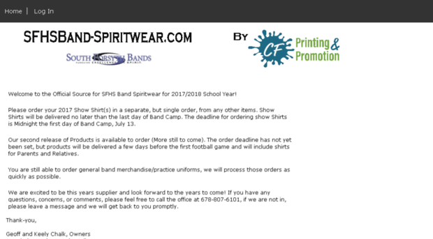 sfhsband-spiritwear.com