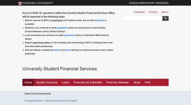 sfs.harvard.edu