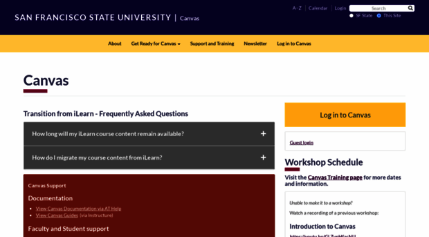 sfsu.instructure.com - Canvas | Canvas - Sfsu Instructure