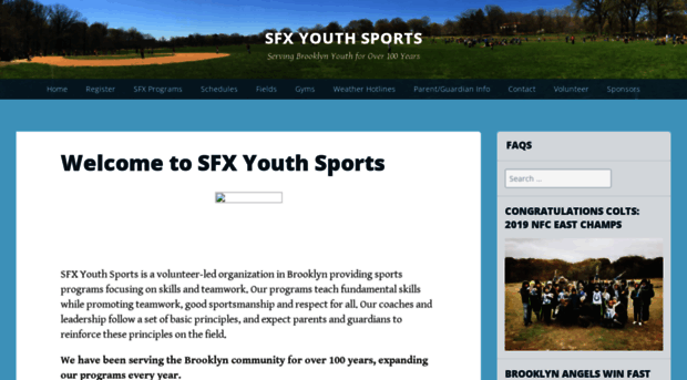 sfxyouthsports.com