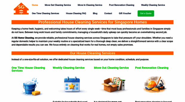 sghomecleaning.com