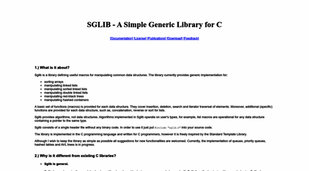 sglib.sourceforge.net