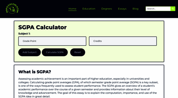 sgpacalculator.in