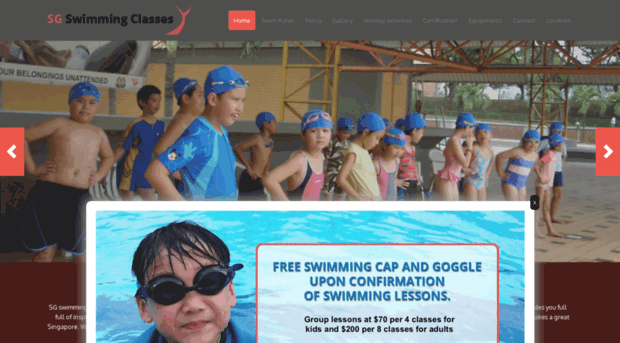 sgswimmingclasses.com