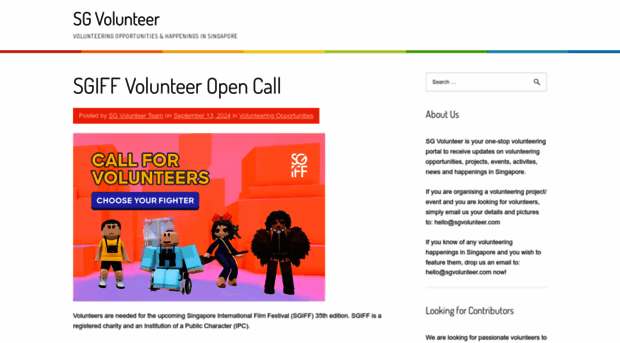 sgvolunteer.com