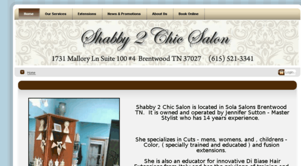 shabby2chicsalon.com